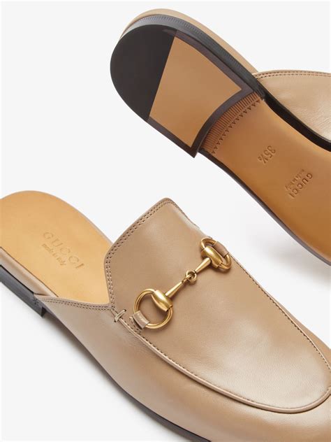 gucci princetown mule beige|princetown genuine shearling loafer mule.